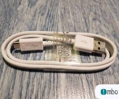 Kabel micro usb samsung biały czarny